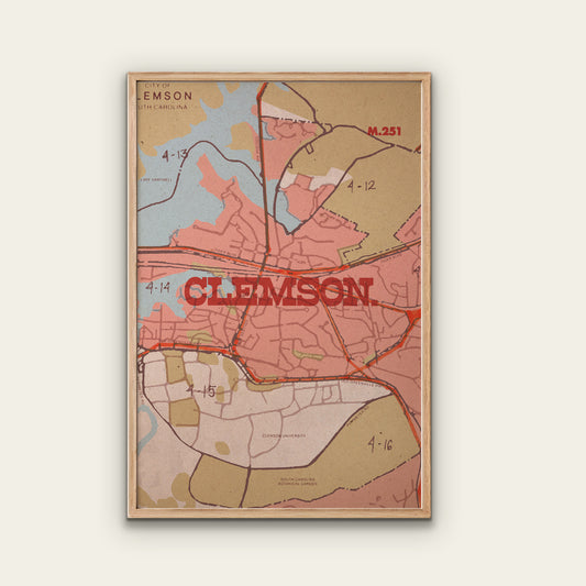 Clemson Map