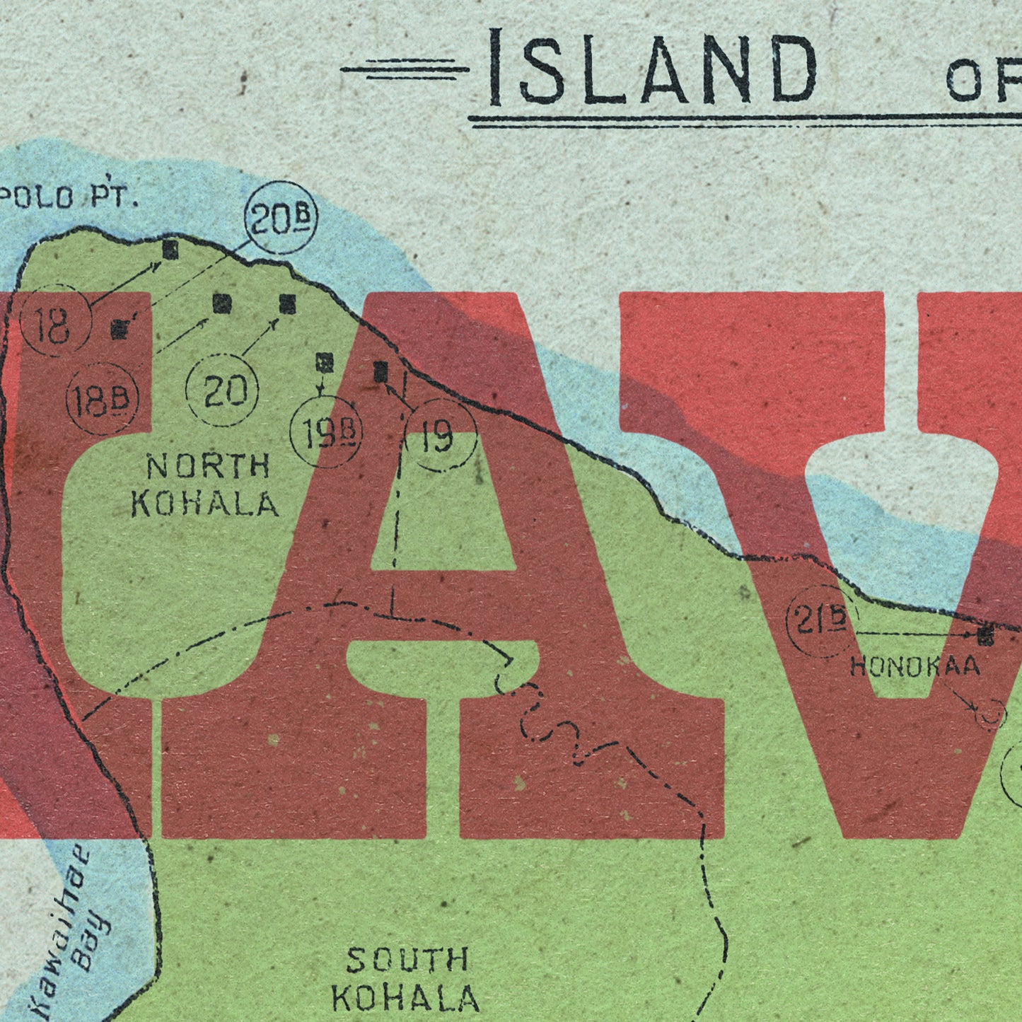 Hawaii State Map I