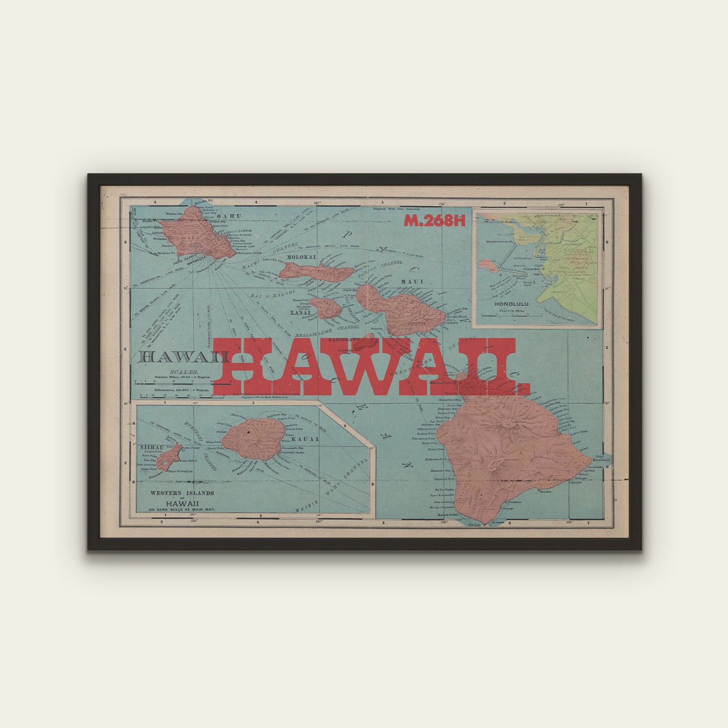 Hawaii State Map II – Greenhouse Hotel