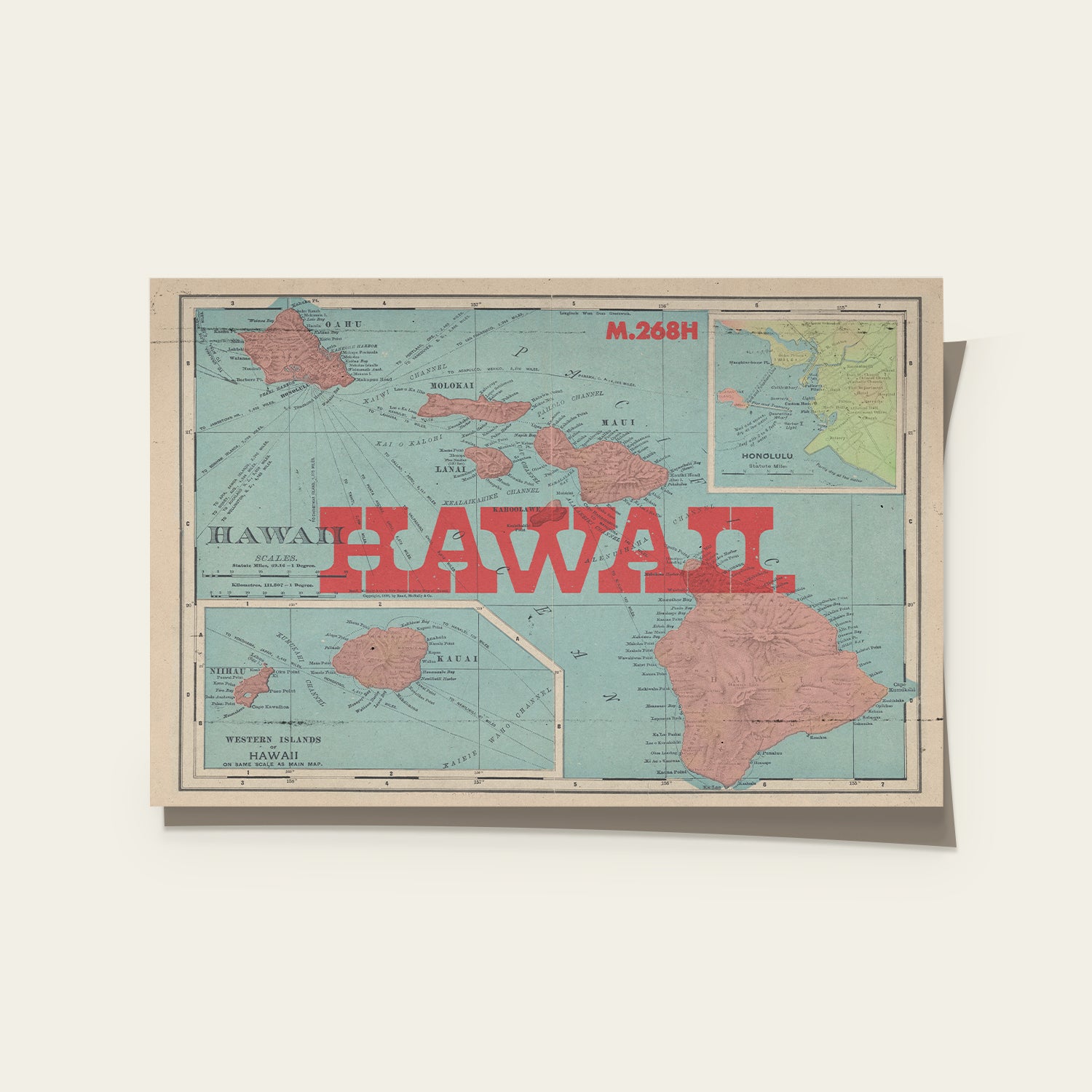 Hawaii State Map II – Greenhouse Hotel