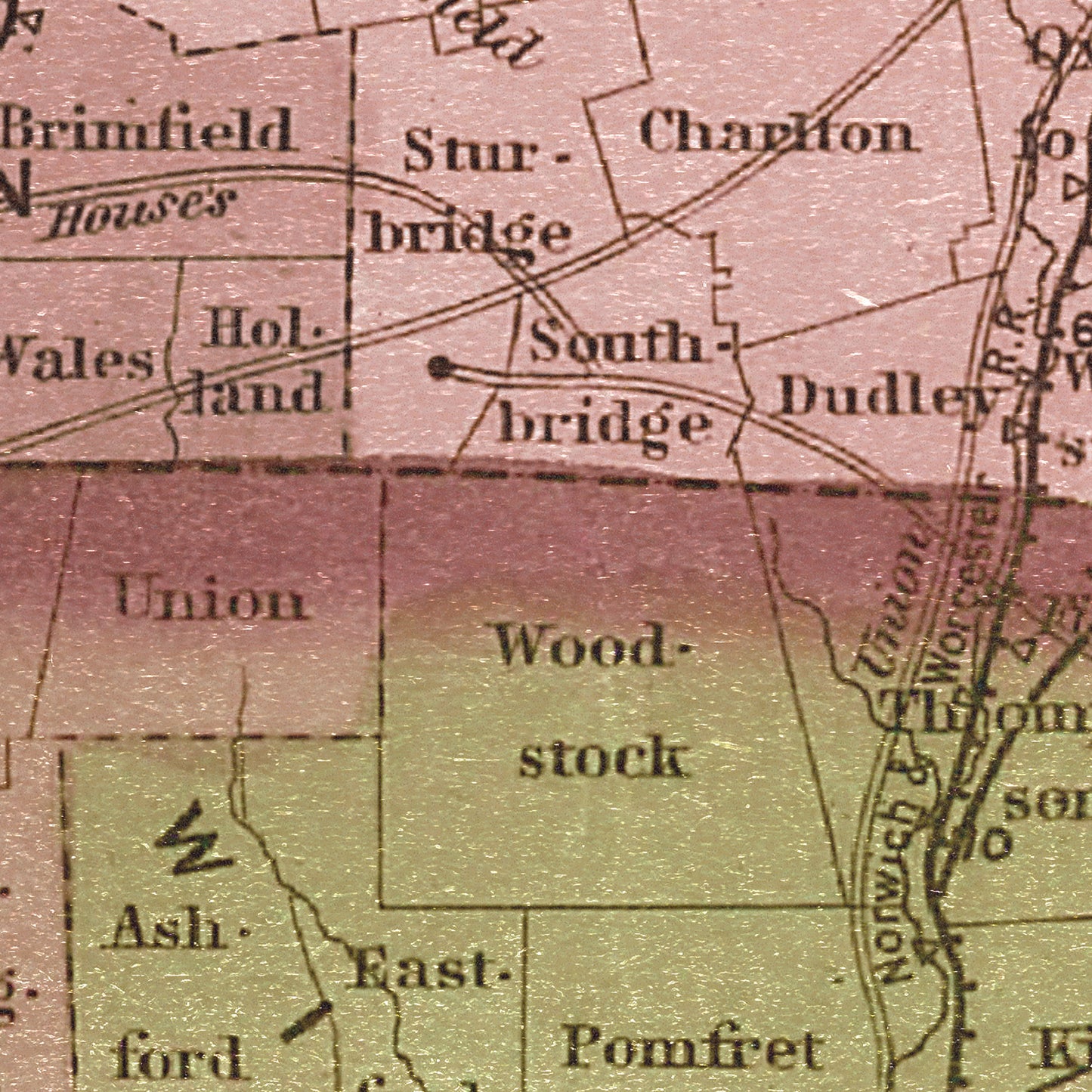 Massachusetts State Map I