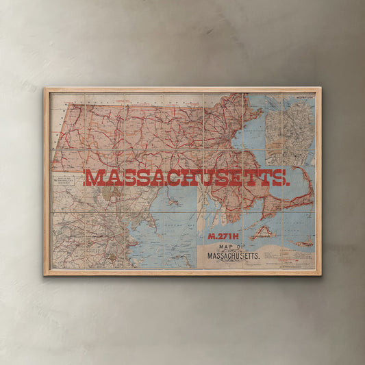 Massachusetts State Map II