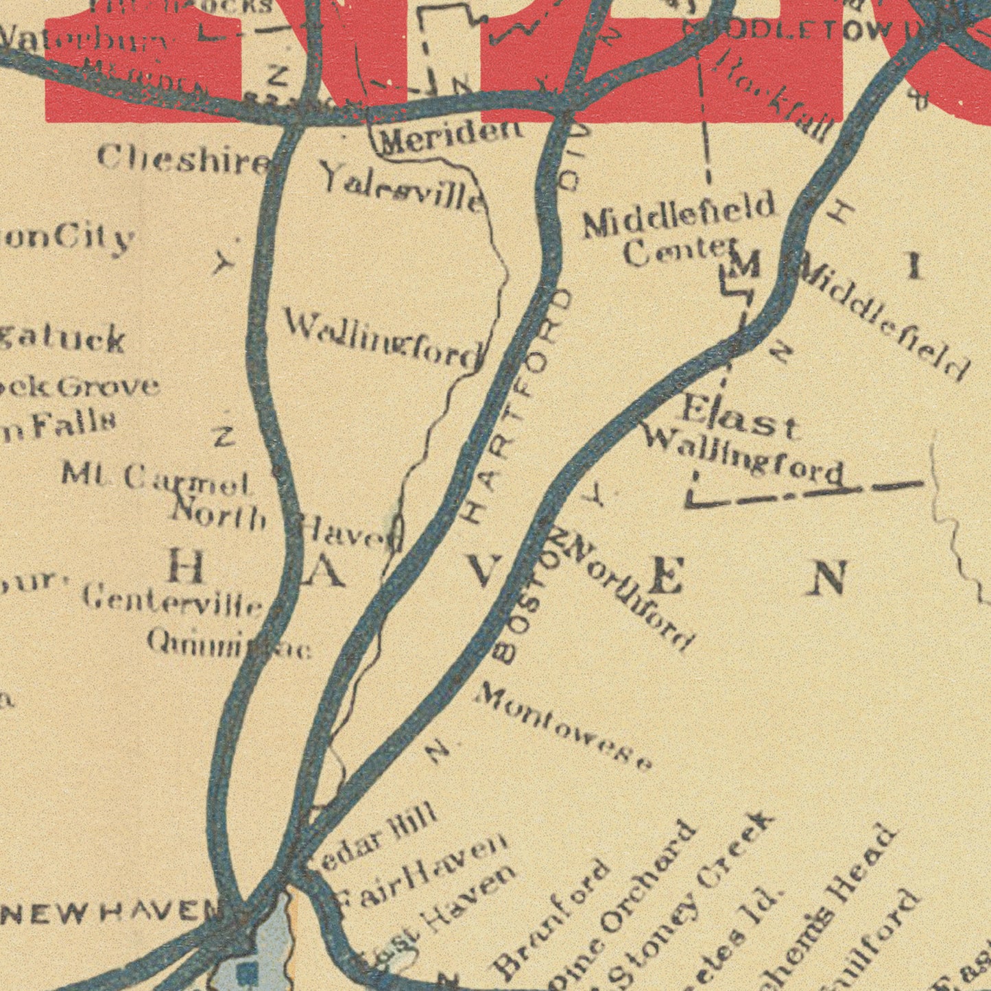 Connecticut State Map