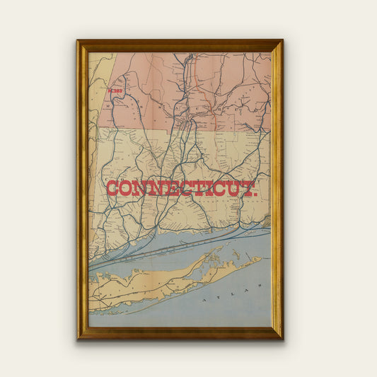 Connecticut State Map