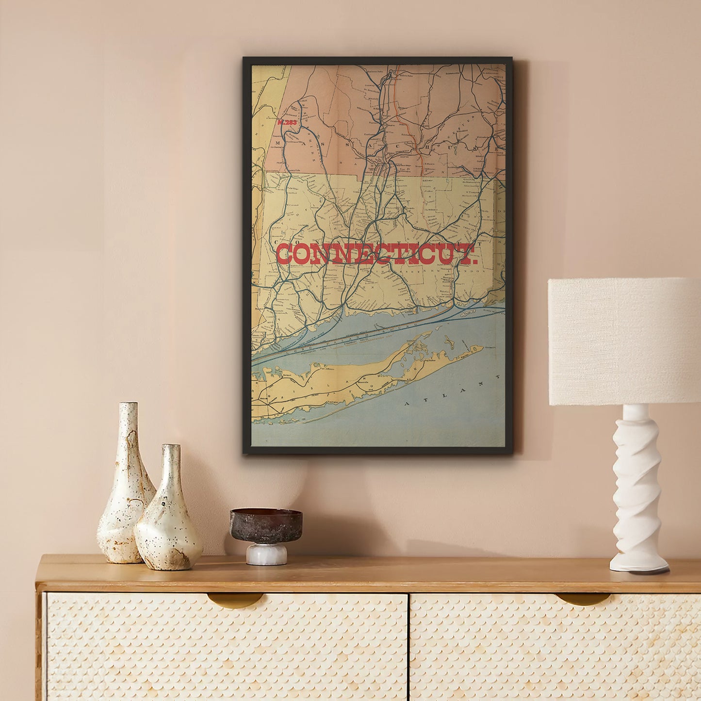 Connecticut State Map