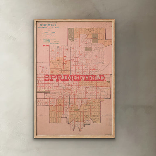 Springfield IL Map