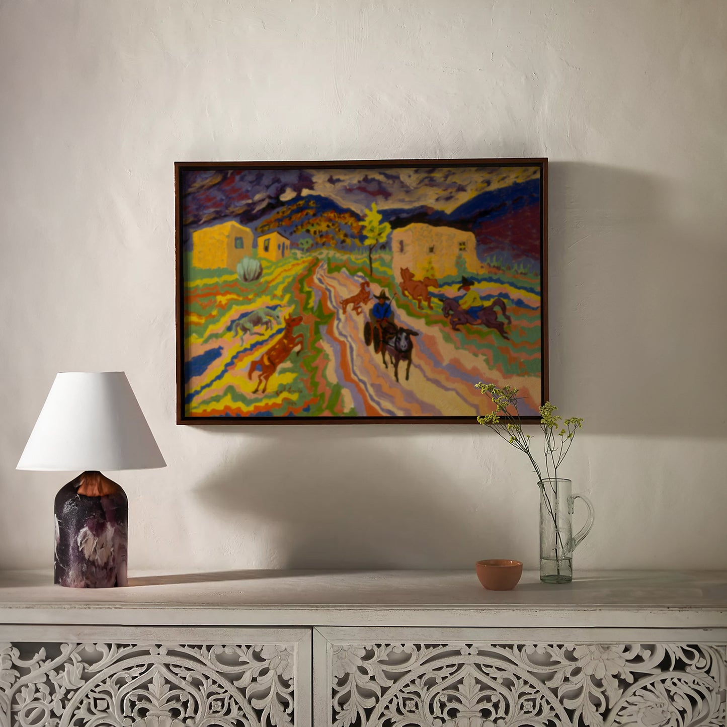 Colorful Wild West Print