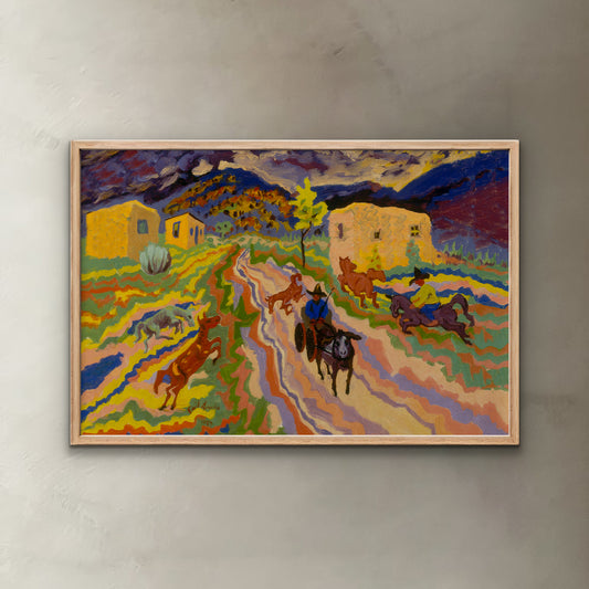 Colorful Wild West Print