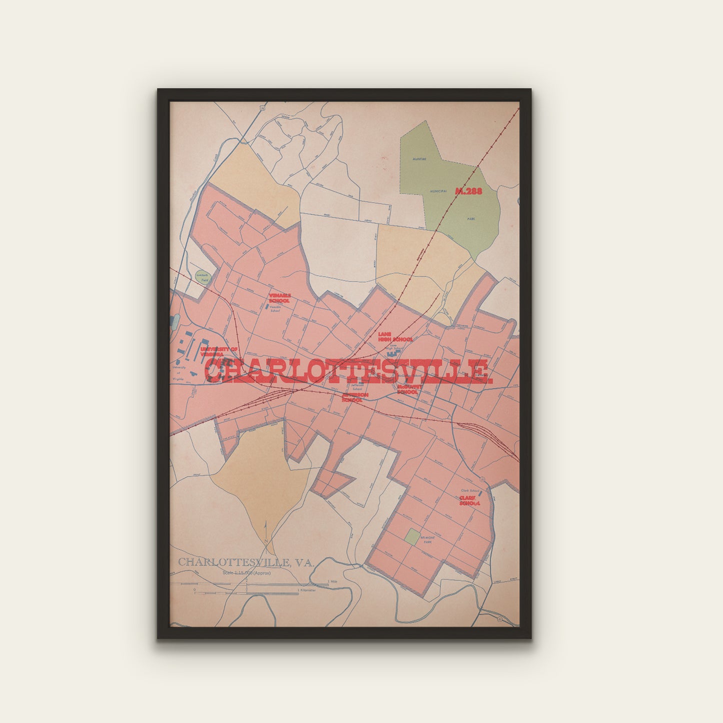 Charlottesville Map