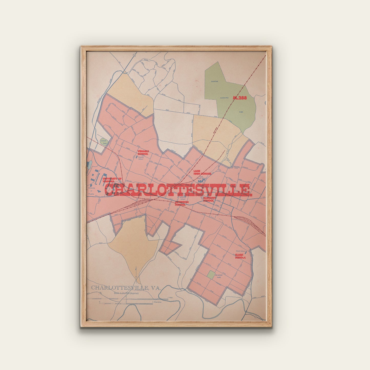 Charlottesville Map