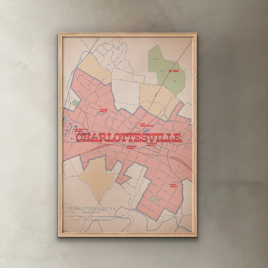 Charlottesville Map