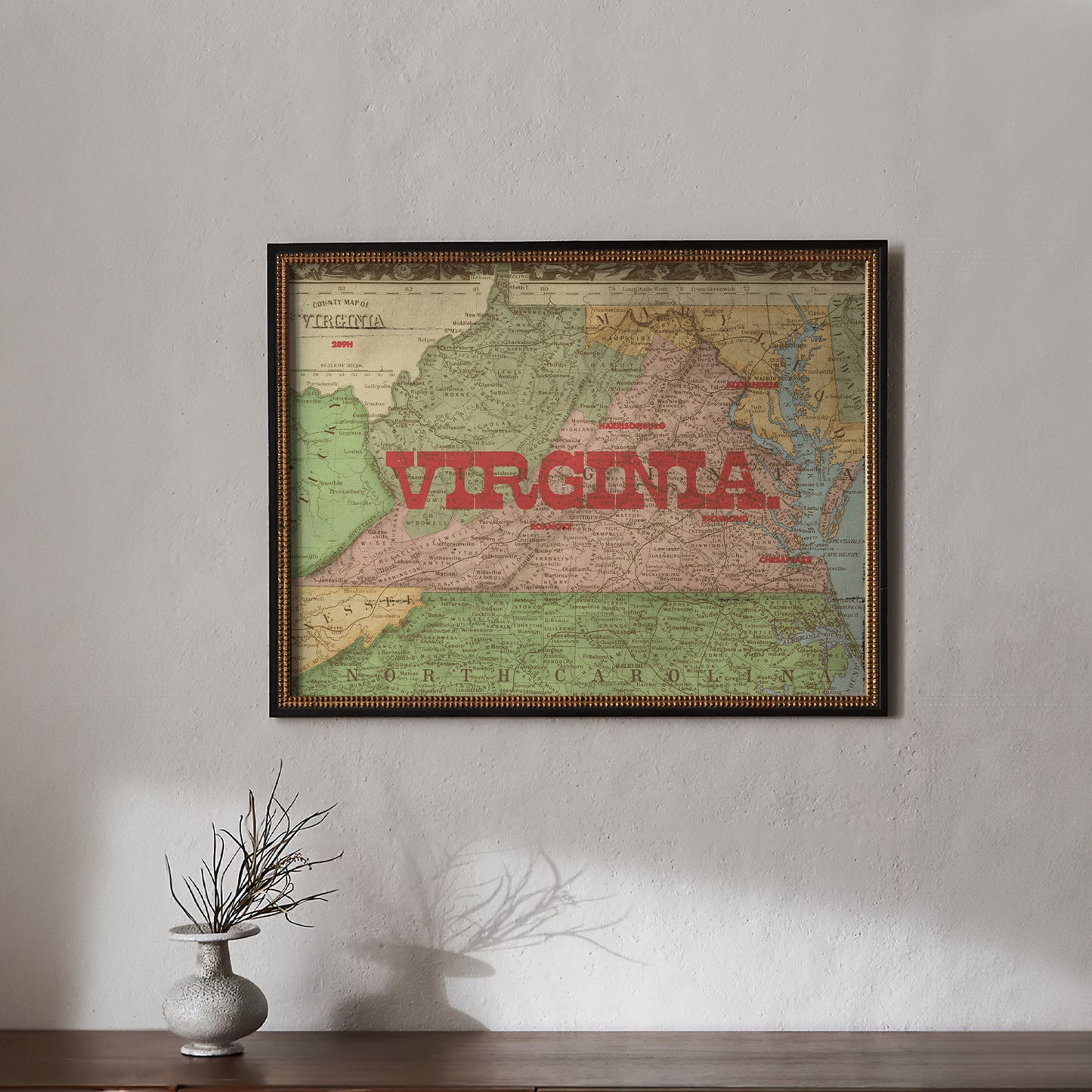 Virginia State Map
