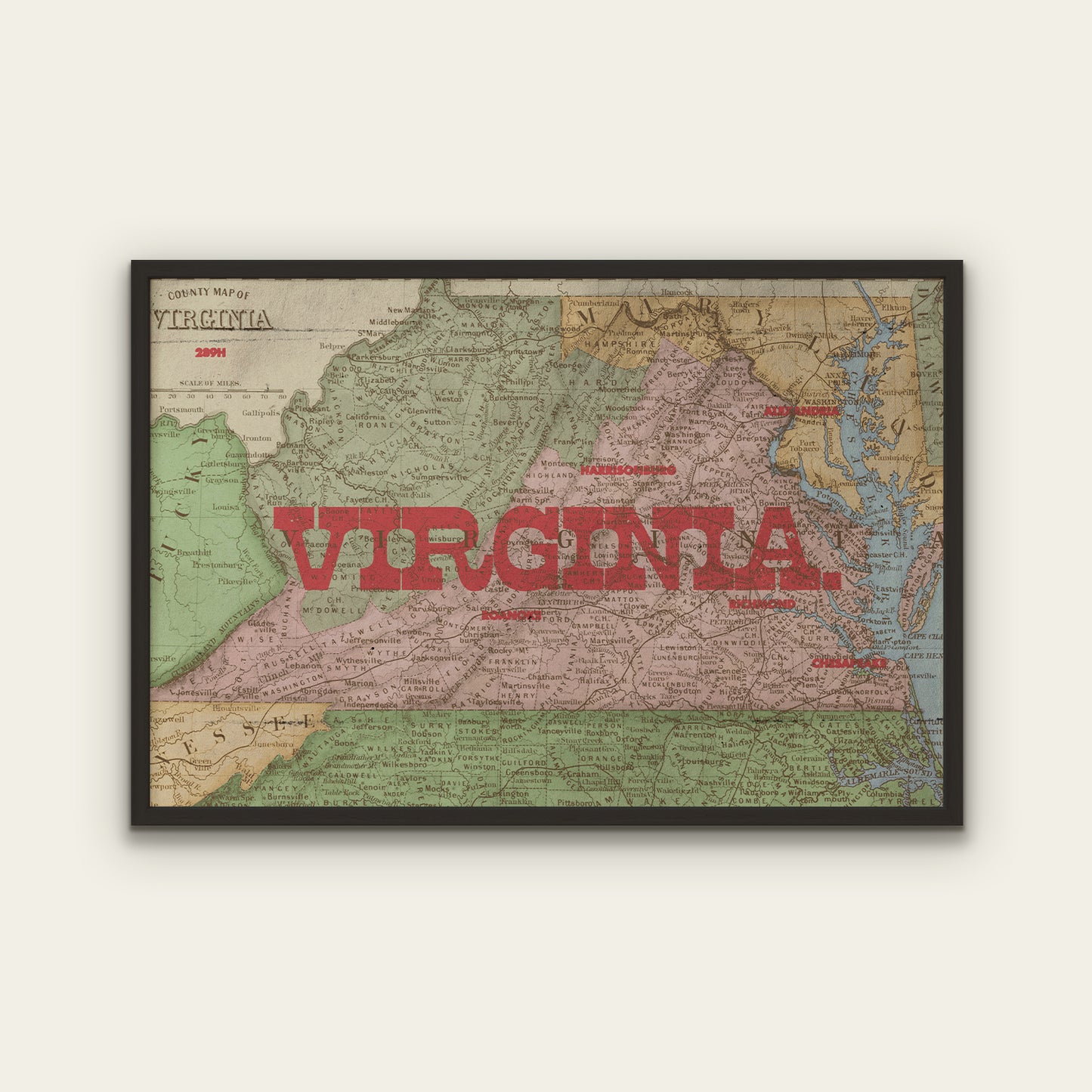 Virginia State Map