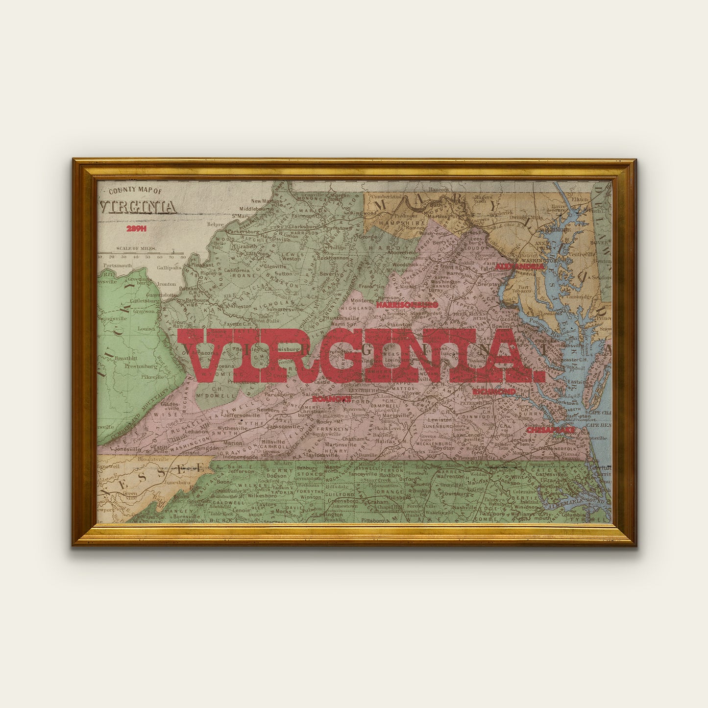 Virginia State Map