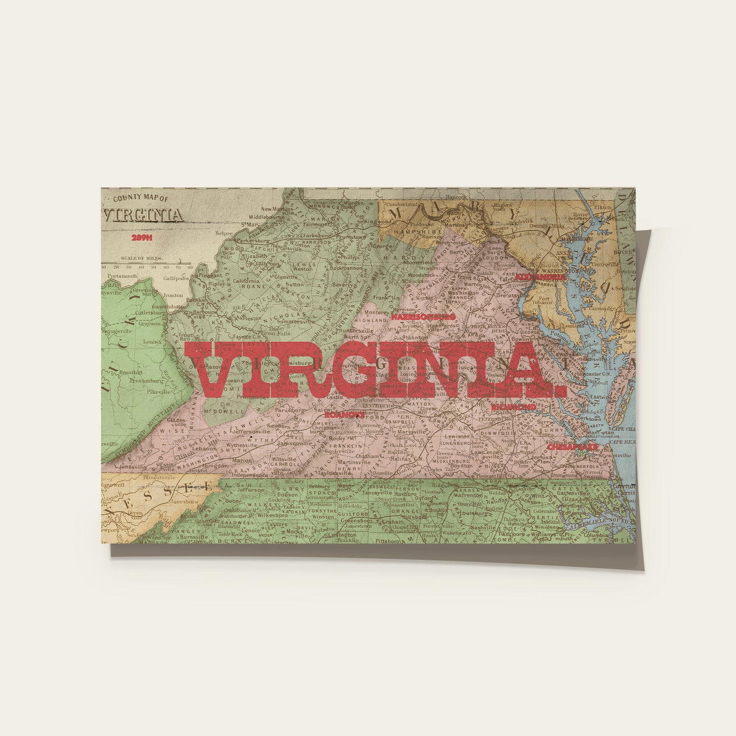Virginia State Map