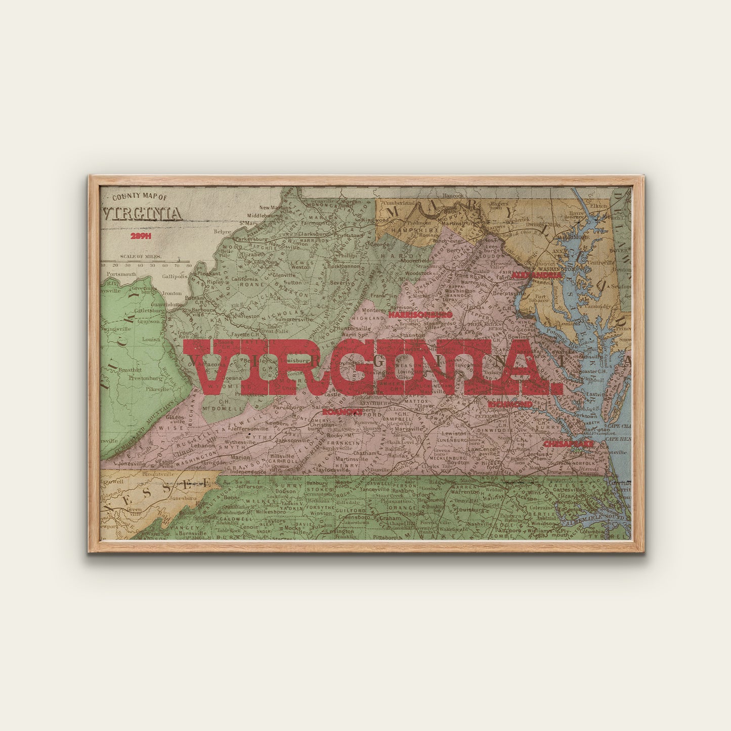 Virginia State Map