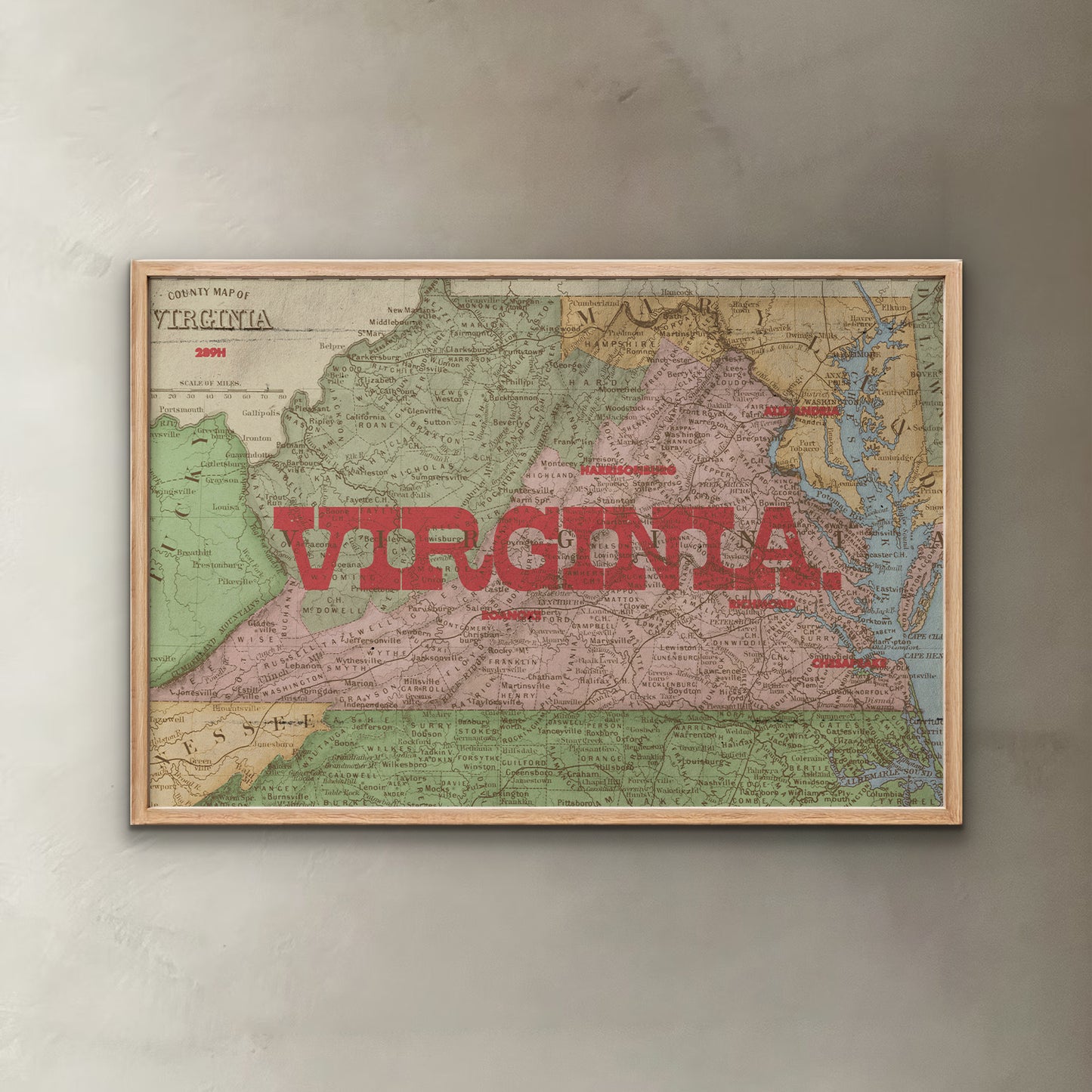 Virginia State Map