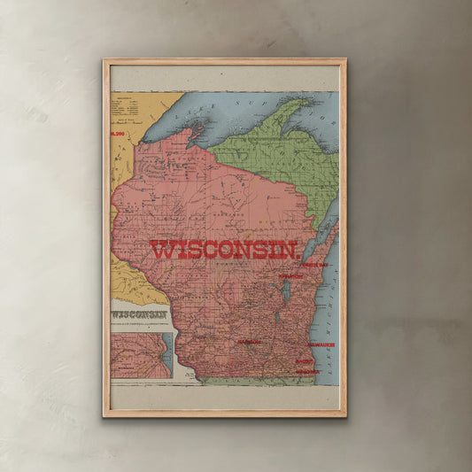 Wisconsin State Map