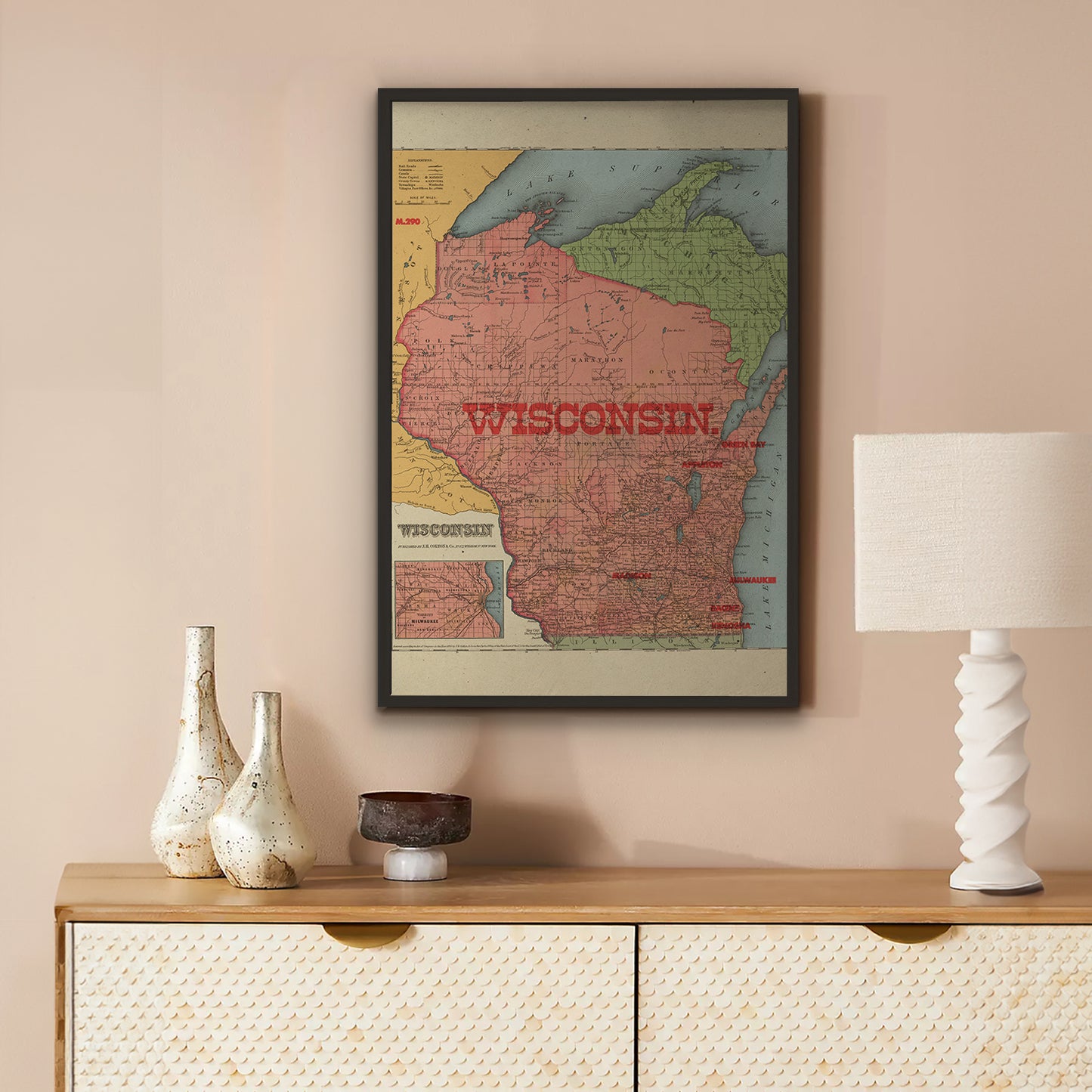 Wisconsin State Map