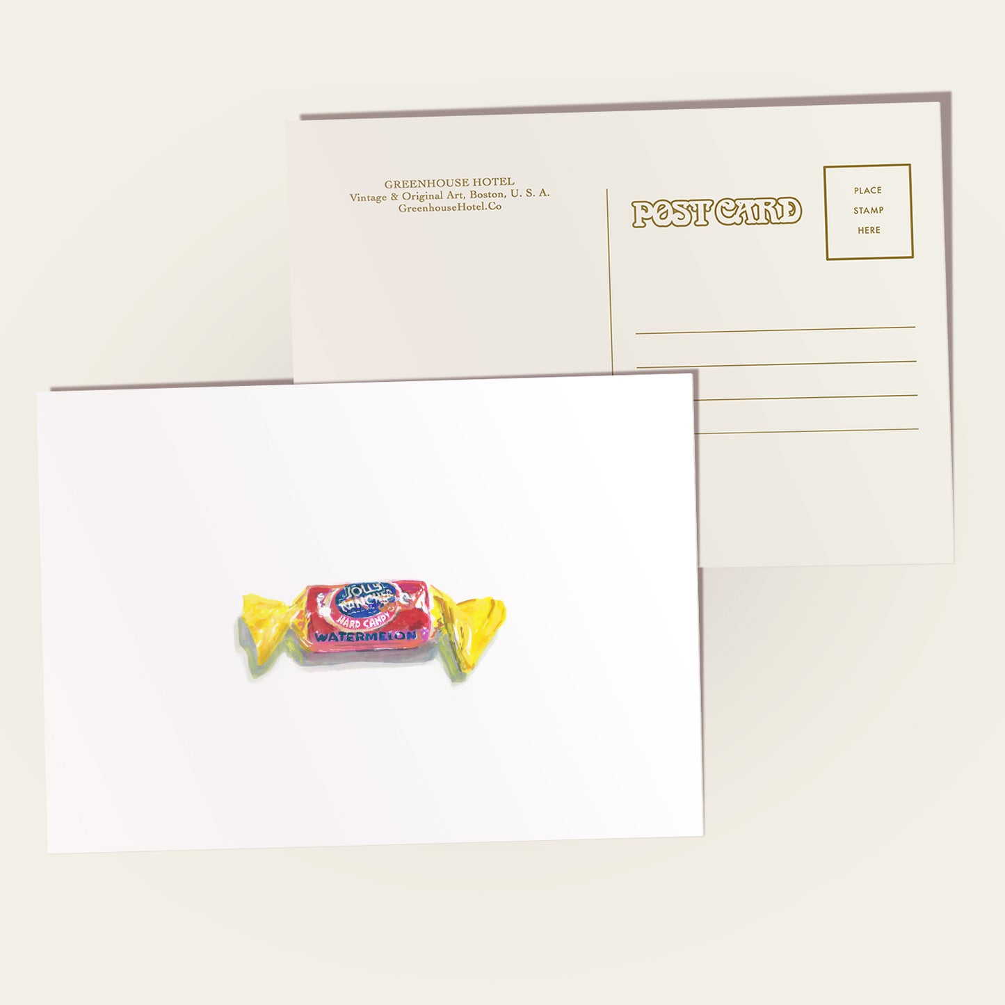 Watermelon Hard Candy Postcard