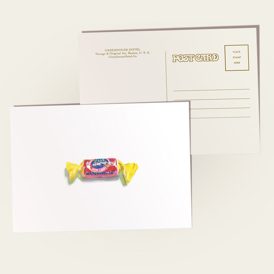 Watermelon Hard Candy Postcard
