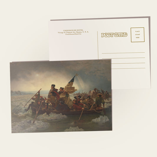 Washington Crossing the Delaware Postcard