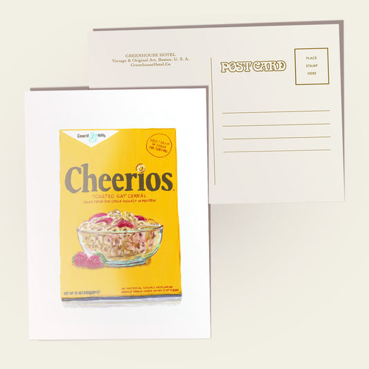 80s Cereal Box Postcard