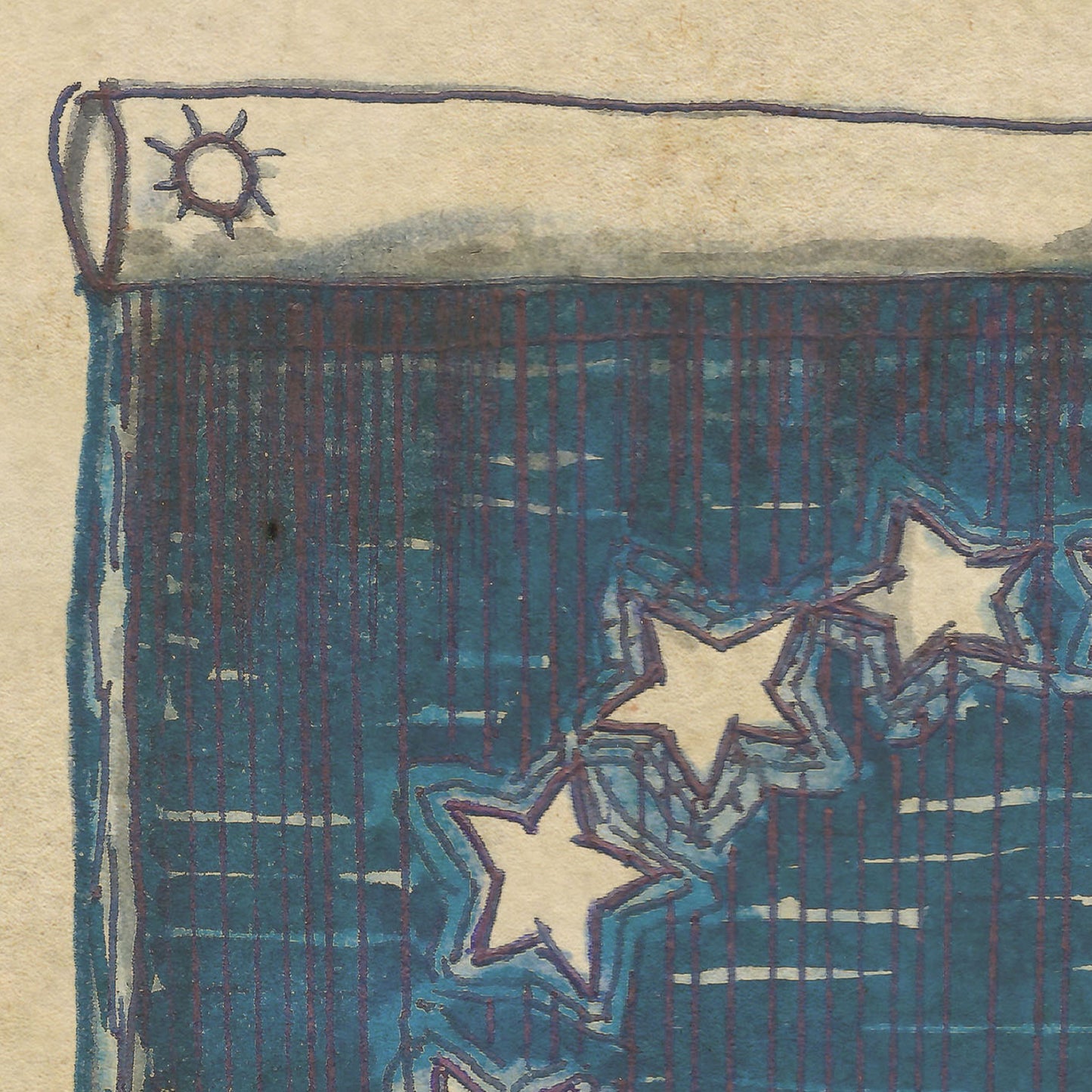 Betsy Ross Flag Print I