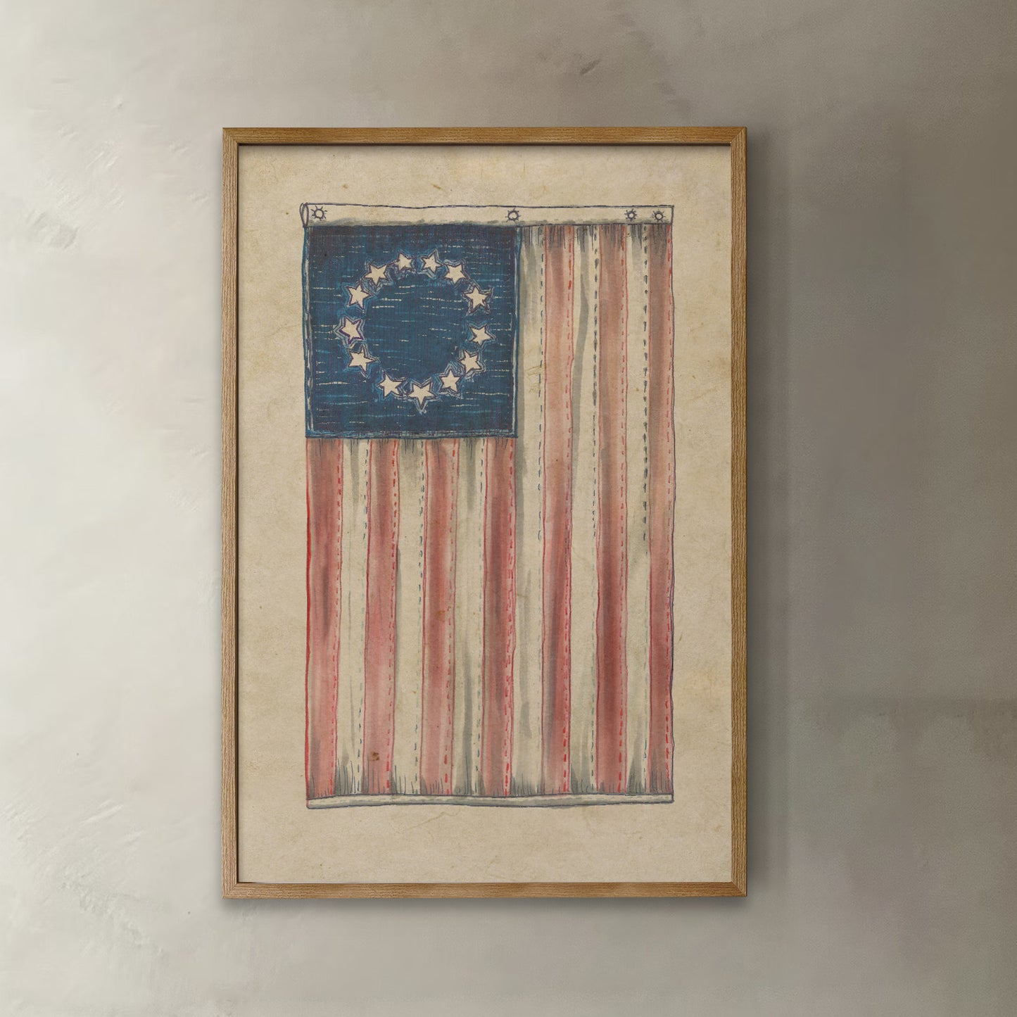 Betsy Ross Flag Print I