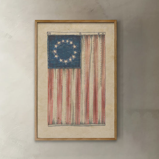 Betsy Ross Flag Print I