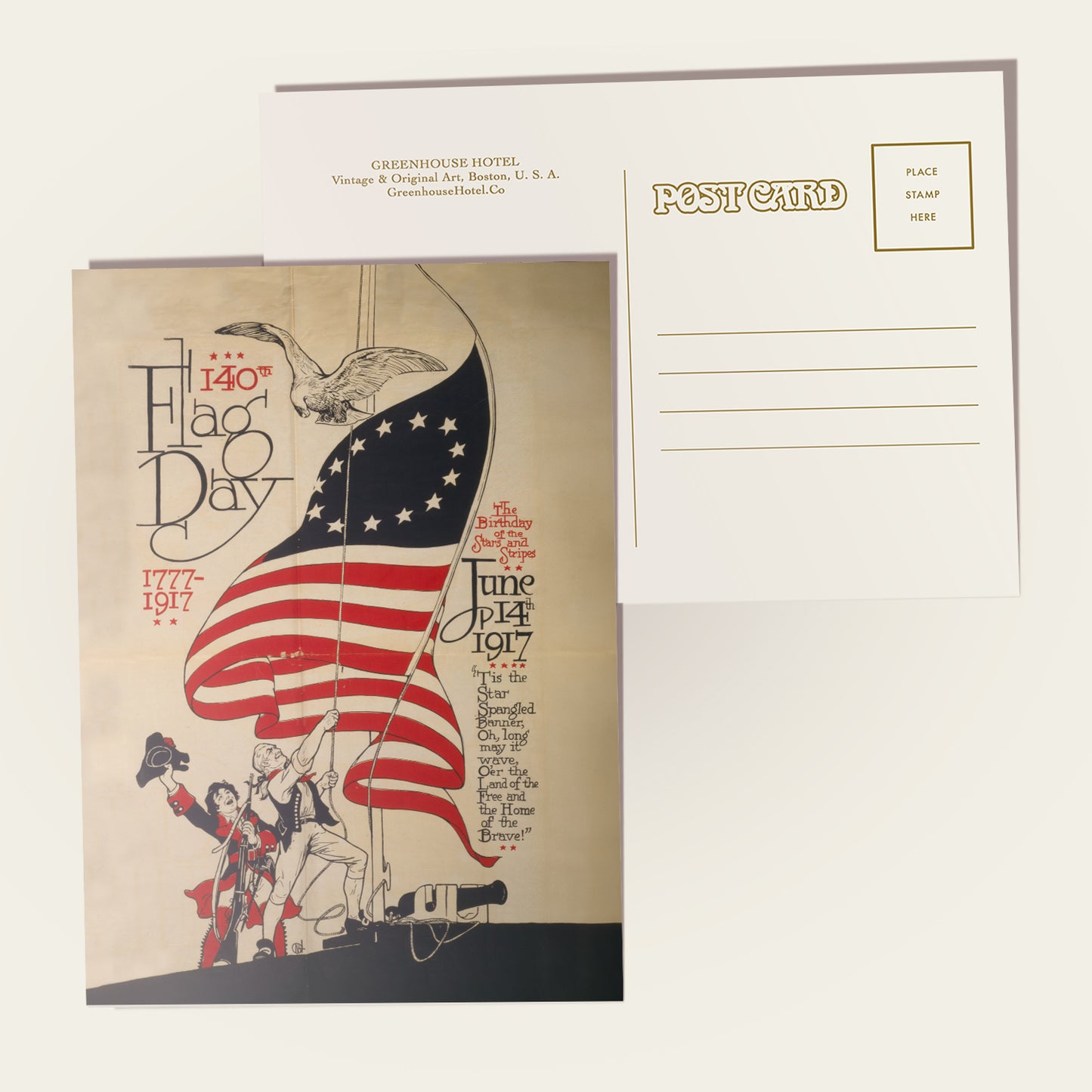 Flag Day Postcard