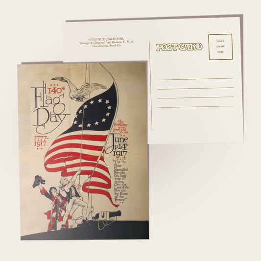 Flag Day Postcard