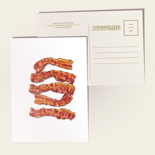 Bacon, Well Done Postcard