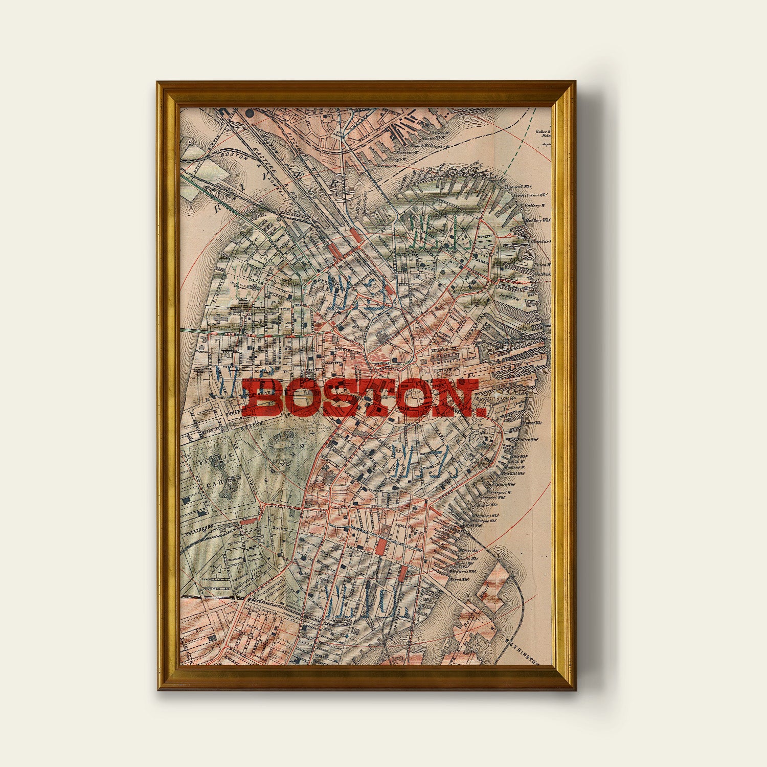 Boston Map II – Greenhouse Hotel
