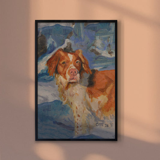 Brittany Portrait Print