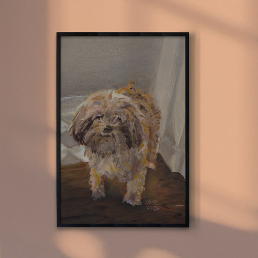 Powderpuff Dog Print