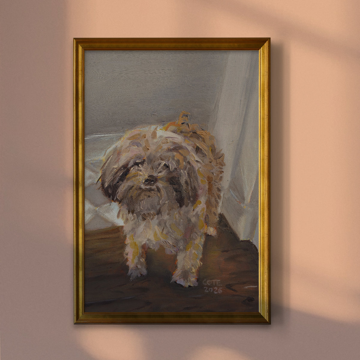 Powderpuff Dog Print