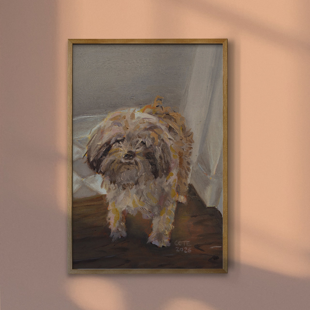 Powderpuff Dog Print