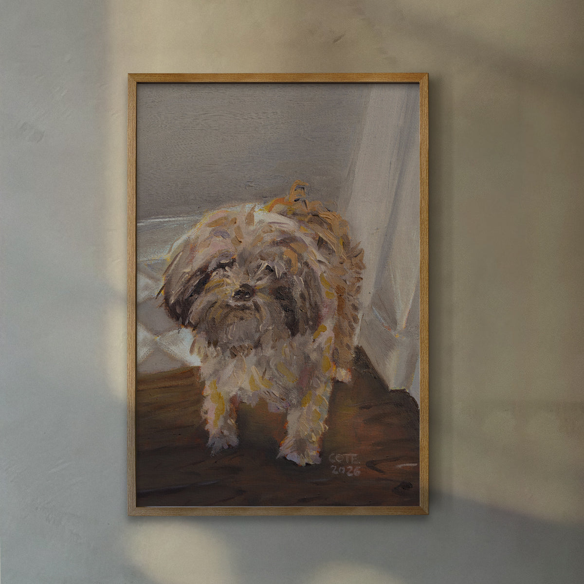 Powderpuff Dog Print