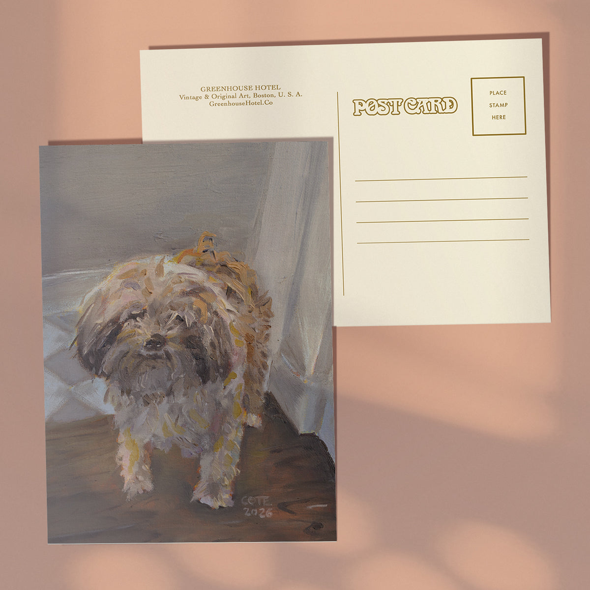 Powderpuff Dog Print