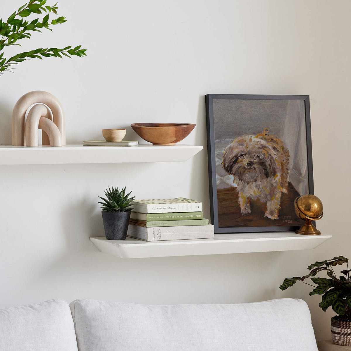 Powderpuff Dog Print