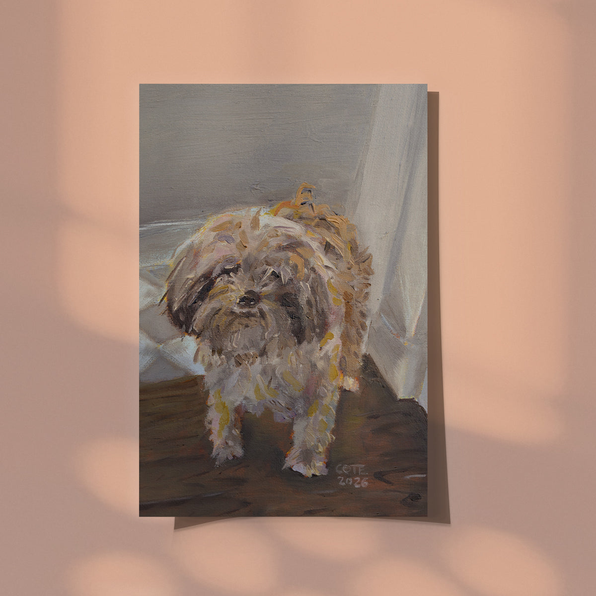 Powderpuff Dog Print