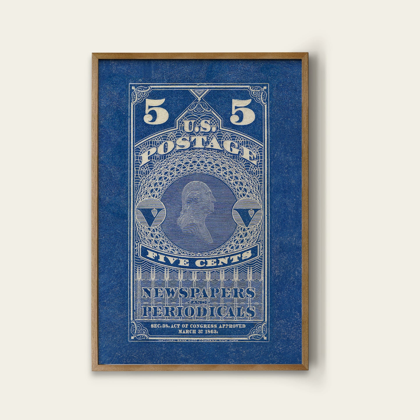 Washington Stamp Print