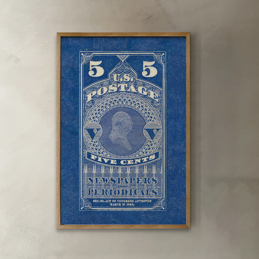 Washington Stamp Print