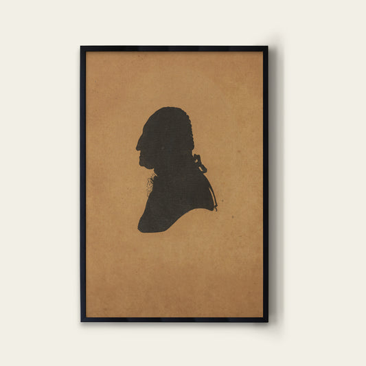 Washington Silhouette Print