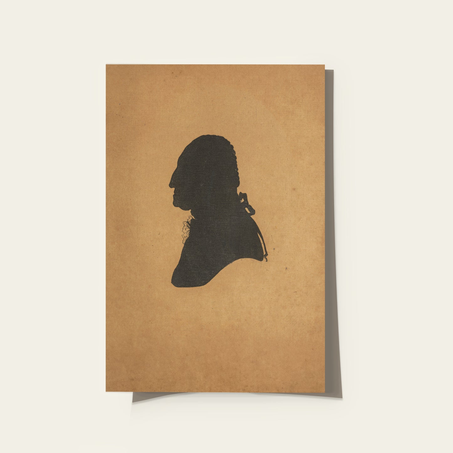 Washington Silhouette Print